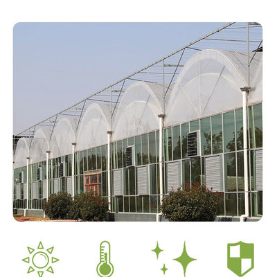 格润薄膜温室大棚 gr-004塑料大棚 连栋智能温室设计双拱双膜